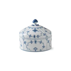 Royal Copenhagen Eksklusive Steldele|Musselmalet Riflet*Musselmalet Riflet bonbonniere, 54 cl