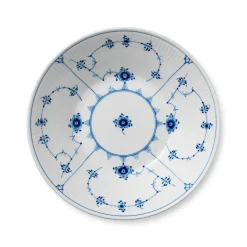 Royal Copenhagen Eksklusive Steldele|Musselmalet Riflet*Musselmalet Riflet dyb tallerken, 24 cm