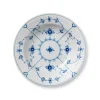 Royal Copenhagen Eksklusive Steldele|Musselmalet Riflet*Musselmalet Riflet dyb tallerken, 21 cm