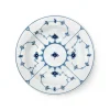 Royal Copenhagen Eksklusive Steldele|Musselmalet Riflet*Musselmalet Riflet dyb tallerken, 27 cm