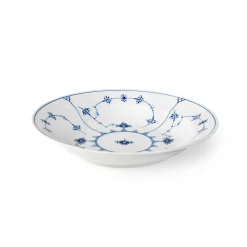 Royal Copenhagen Eksklusive Steldele|Musselmalet Riflet*Musselmalet Riflet dyb tallerken, 27 cm