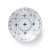 Royal Copenhagen Eksklusive Steldele|Musselmalet Riflet*Musselmalet Riflet dyb tallerken, 21 cm