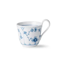 Royal Copenhagen Eksklusive Steldele|Musselmalet Riflet*Musselmalet Riflet højhankskop, 24 cl