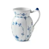 Royal Copenhagen Eksklusive Steldele|Musselmalet Riflet*Musselmalet Riflet kande, 90 cl