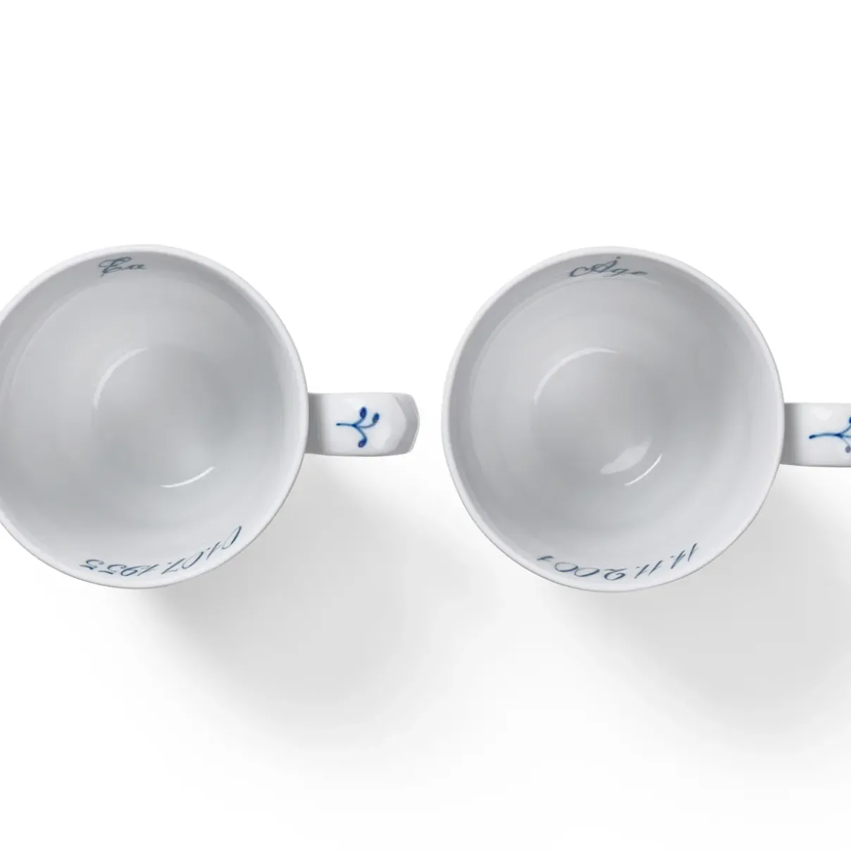 Royal Copenhagen Eksklusive Steldele|Musselmalet Riflet*Musselmalet Riflet kop, , 38 cl, 2 stk. Bespoke