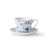 Royal Copenhagen Eksklusive Steldele|Musselmalet Riflet*Musselmalet Riflet kop og underkop, 24 cl