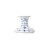 Royal Copenhagen Eksklusive Steldele|Musselmalet Riflet*Musselmalet Riflet lysestage, 7,5 cm