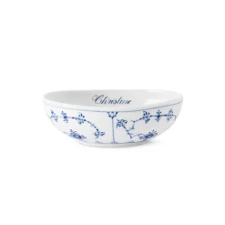 Royal Copenhagen Eksklusive Steldele|Musselmalet Riflet*Musselmalet Riflet oval skål, , 37 cl Bespoke