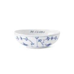 Royal Copenhagen Eksklusive Steldele|Musselmalet Riflet*Musselmalet Riflet oval skål, , 37 cl Bespoke