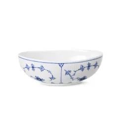 Royal Copenhagen Eksklusive Steldele|Musselmalet Riflet*oval skål, 37 cl Musselmalet Riflet