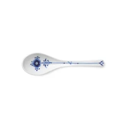 Royal Copenhagen Eksklusive Steldele|Musselmalet Riflet*Musselmalet Riflet ske, 15 cm