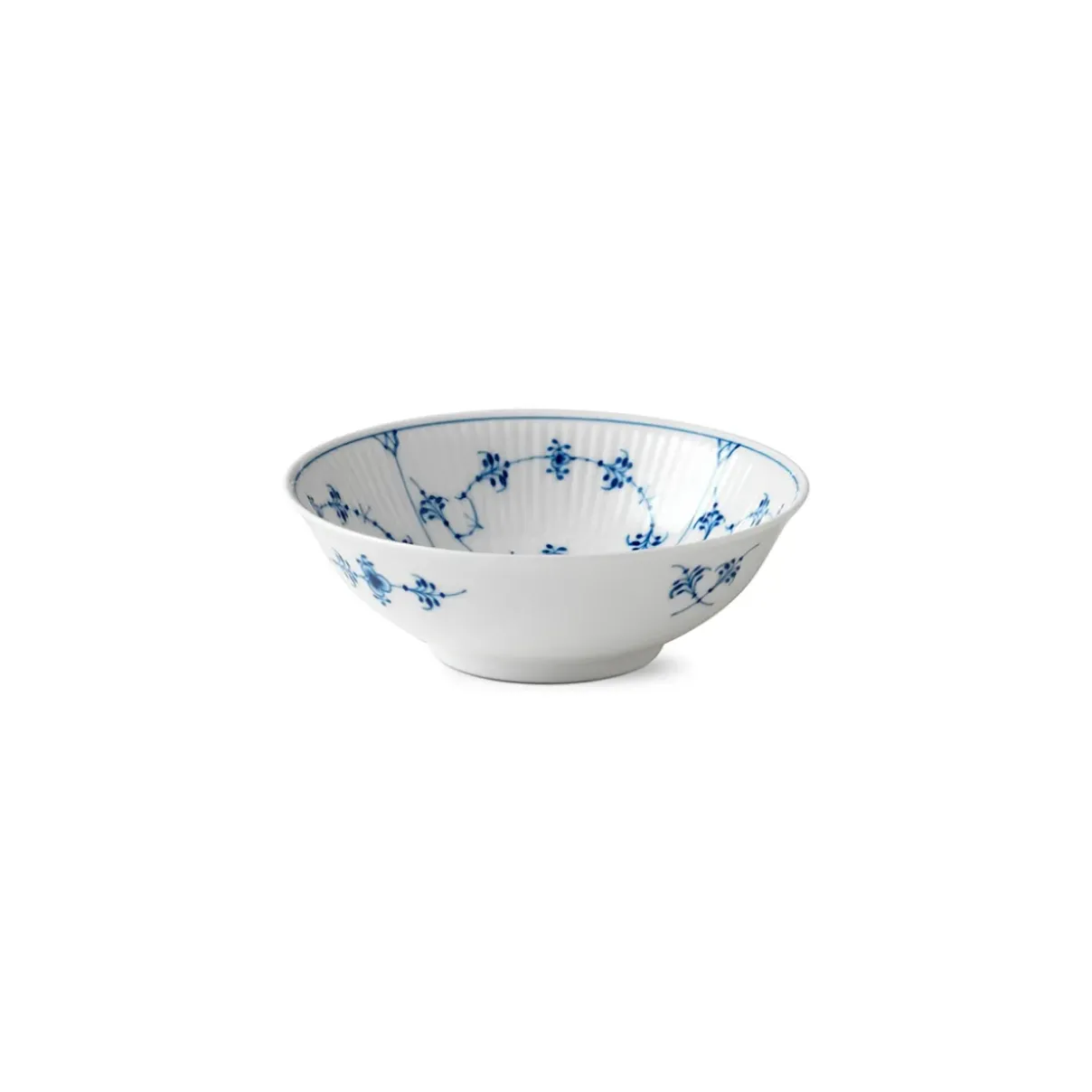 Royal Copenhagen Eksklusive Steldele|Musselmalet Riflet*Musselmalet Riflet skål, 35 cl