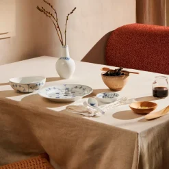 Royal Copenhagen Eksklusive Steldele|Musselmalet Riflet*Musselmalet Riflet skål, 9 cl