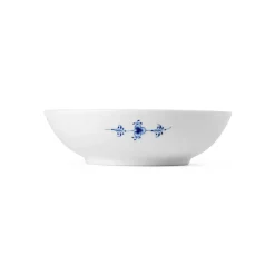 Royal Copenhagen Eksklusive Steldele|Musselmalet Riflet*skål, 110 cl Musselmalet Riflet