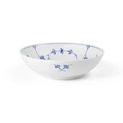 Royal Copenhagen Eksklusive Steldele|Musselmalet Riflet*skål, 110 cl Musselmalet Riflet
