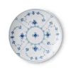 Royal Copenhagen Eksklusive Steldele|Musselmalet Riflet*Musselmalet Riflet tallerken coupe, 23 cm