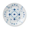 Royal Copenhagen Eksklusive Steldele|Musselmalet Riflet*Musselmalet Riflet tallerken, 25 cm