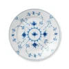 Royal Copenhagen Eksklusive Steldele|Musselmalet Riflet*Musselmalet Riflet tallerken, 22 cm