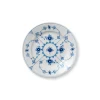 Royal Copenhagen Eksklusive Steldele|Musselmalet Riflet*Musselmalet Riflet tallerken, 17 cm