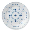 Royal Copenhagen Eksklusive Steldele|Musselmalet Riflet*Musselmalet Riflet tallerken, 27 cm