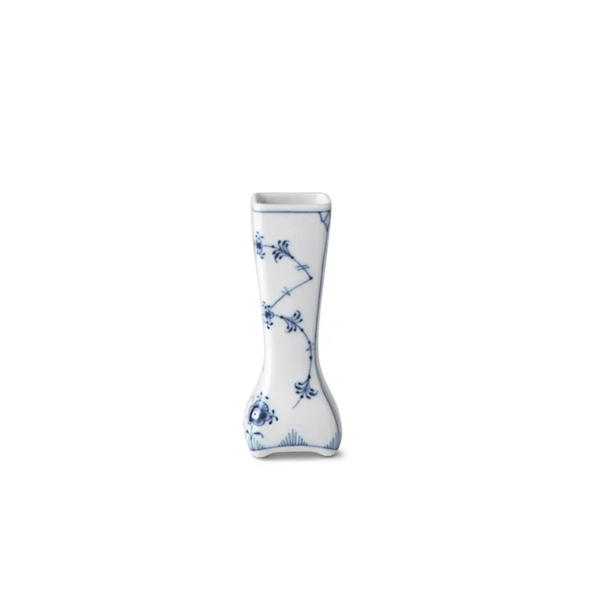 Royal Copenhagen Eksklusive Steldele|Musselmalet Riflet*Musselmalet Riflet vase, 12 cm