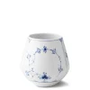Royal Copenhagen Eksklusive Steldele|Musselmalet Riflet*Musselmalet Riflet vase, 15 cm