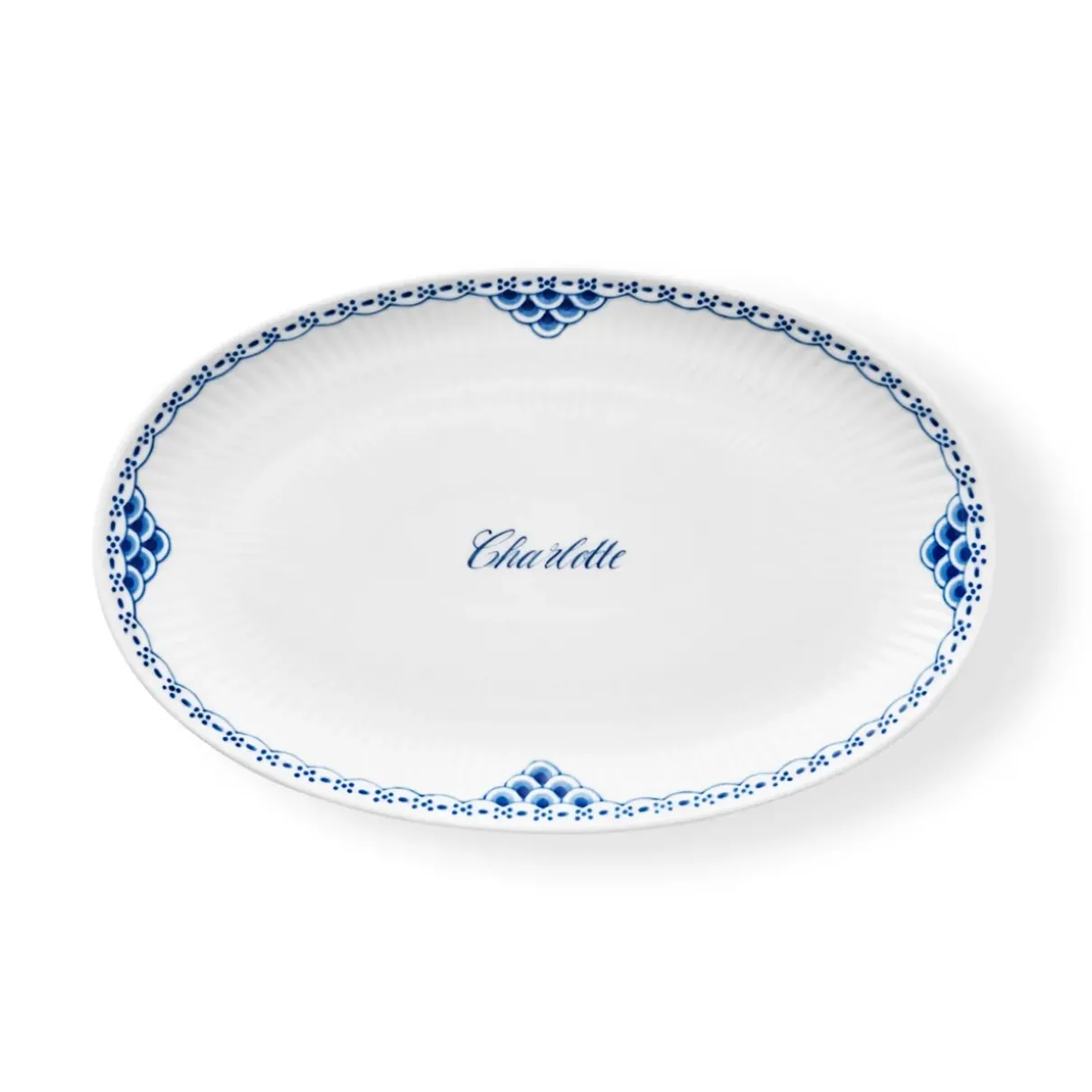 Royal Copenhagen Prinsesse|Aktiv Asietter*Prinsesse asiet, , 23,5 cm Bespoke