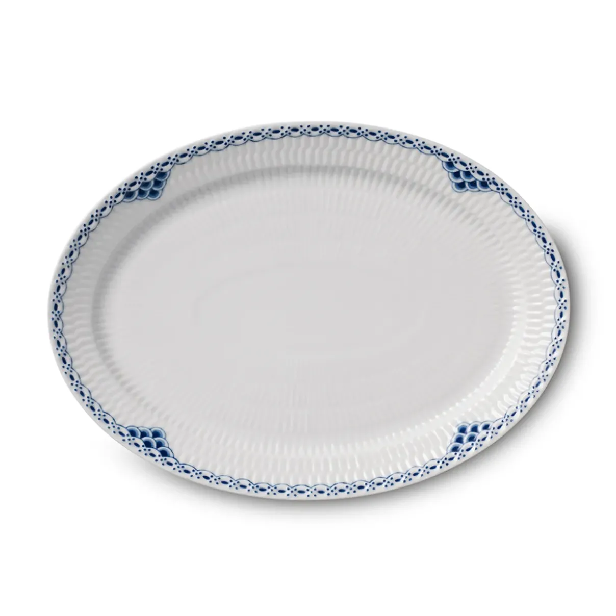 Royal Copenhagen Prinsesse|Ovale Tallerkener*Prinsesse fad, 28 cm
