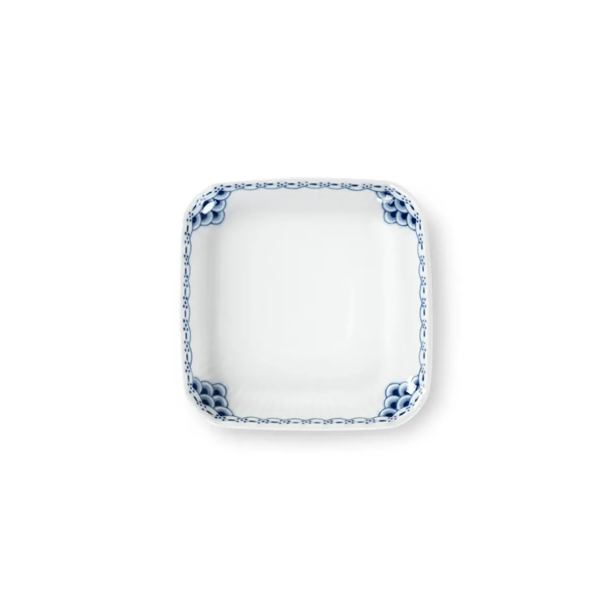 Royal Copenhagen Prinsesse|Aktiv Asietter*Prinsesse firkantet asiet, 10,5 cm