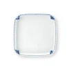 Royal Copenhagen Prinsesse|Firkantede Tallerkener*Prinsesse firkantet tallerken, 21 cm