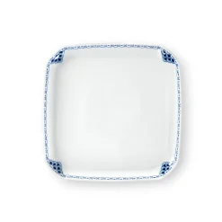 Royal Copenhagen Prinsesse|Firkantede Tallerkener*Prinsesse firkantet tallerken, 21 cm