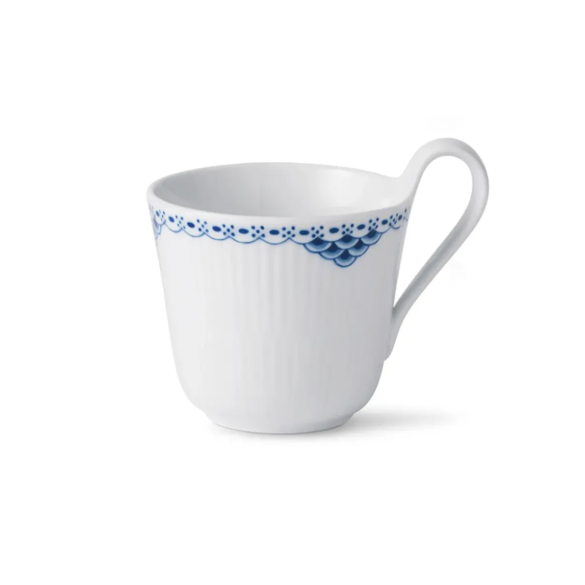 Royal Copenhagen Prinsesse|Kaffekopper*Prinsesse Højhankskop, 33 cl