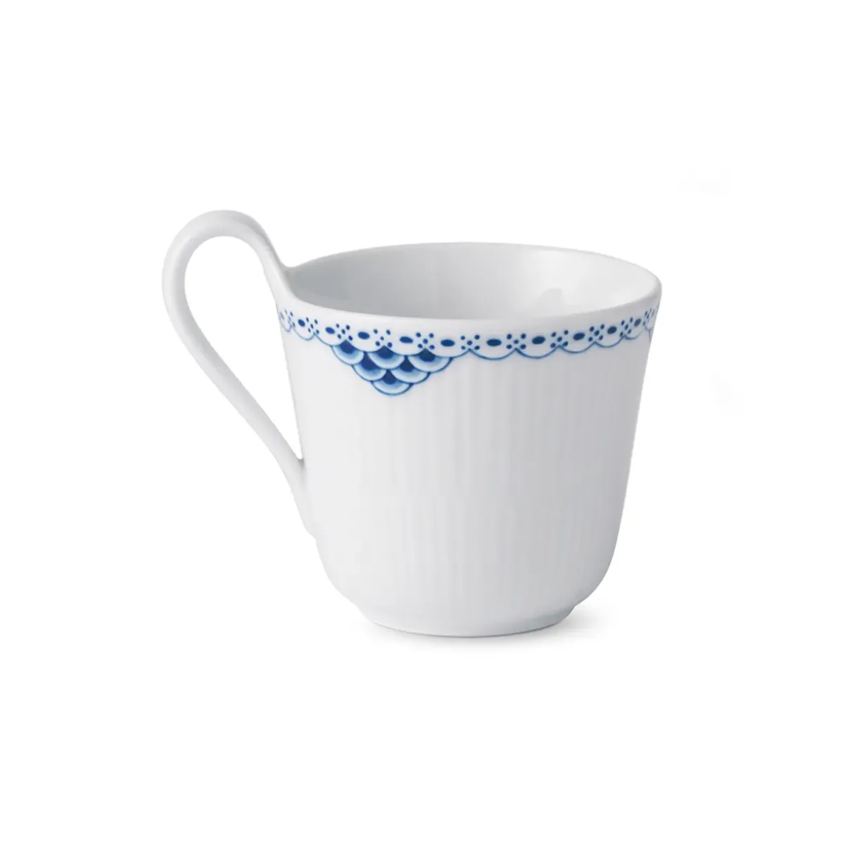 Royal Copenhagen Prinsesse|Kaffekopper*Prinsesse Højhankskop, 33 cl