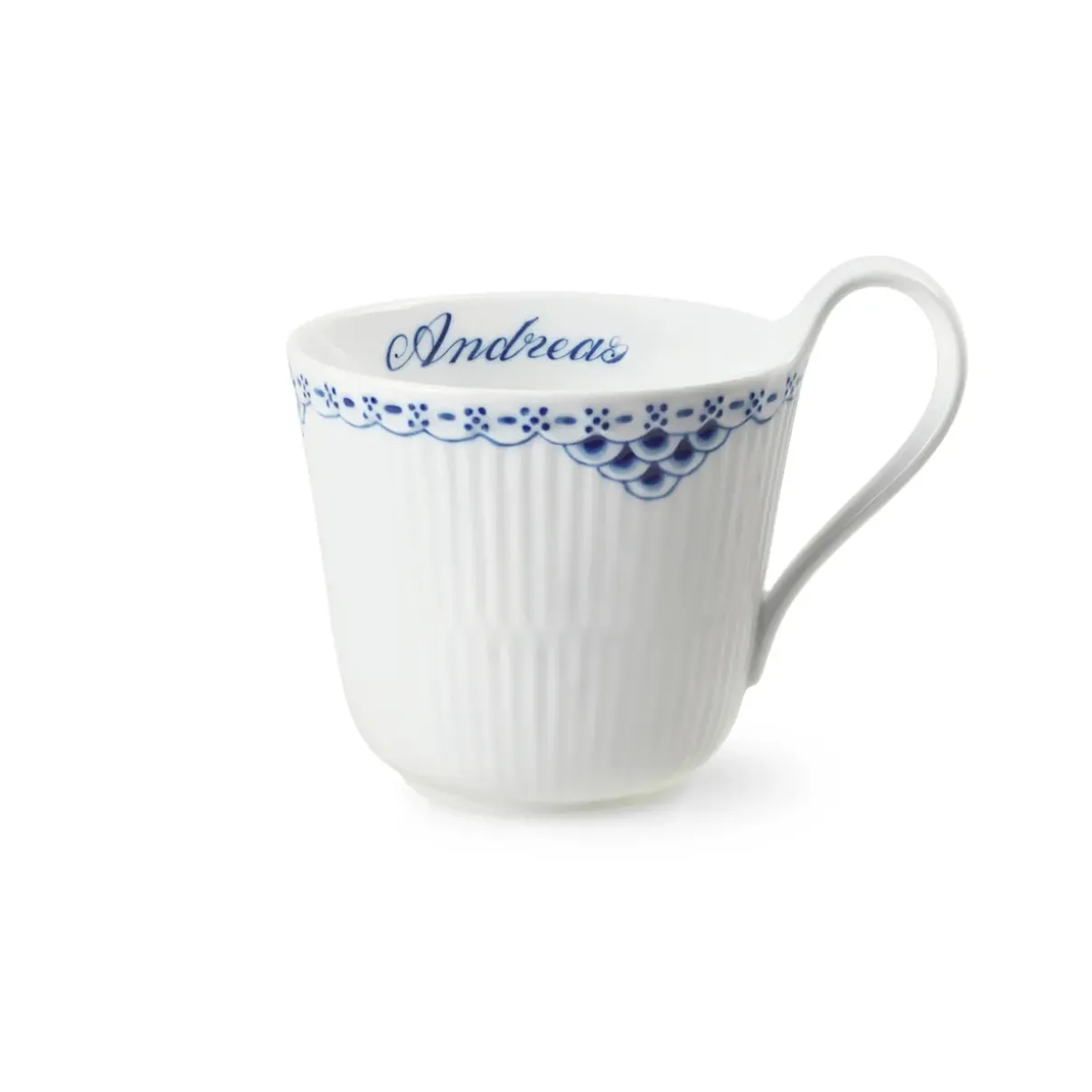 Royal Copenhagen Prinsesse|Kaffekopper*Prinsesse Højhankskop, 33 cl