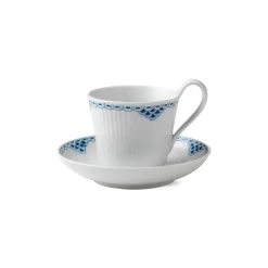 Royal Copenhagen Prinsesse|Kaffekopper*Prinsesse højhankskop og underkop, 24 cl