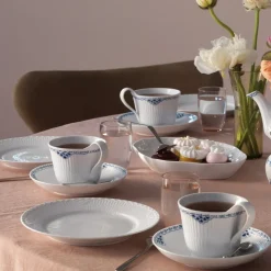 Royal Copenhagen Prinsesse|Kaffekopper*Prinsesse højhankskop og underkop, 24 cl