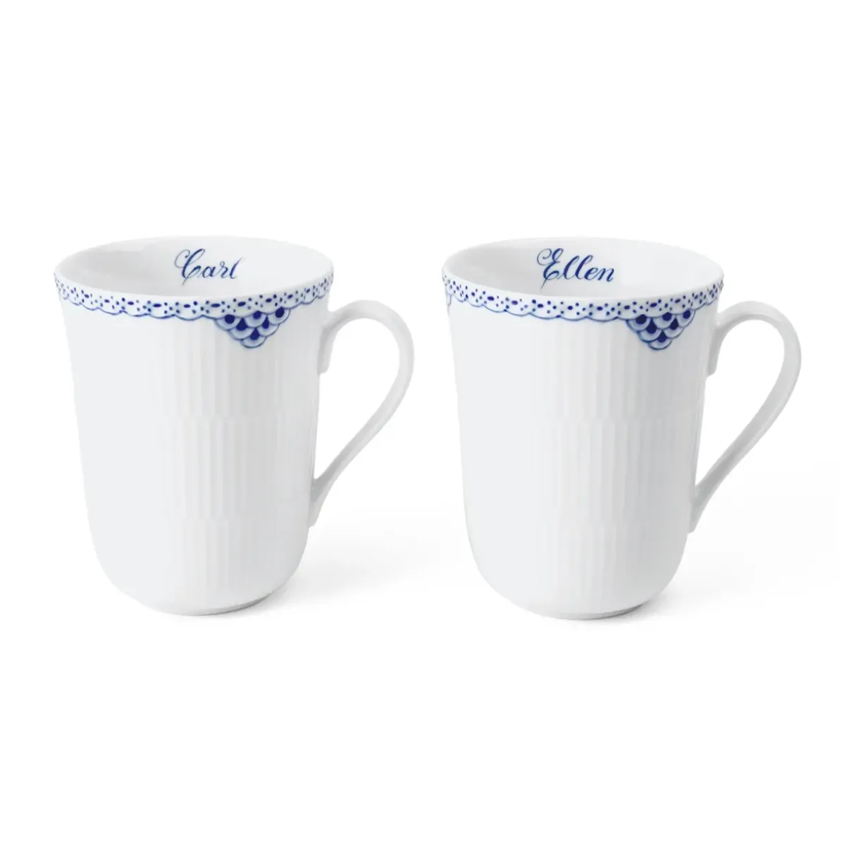 Royal Copenhagen Prinsesse*Prinsesse kop, , 33 cl, 2 stk. Bespoke