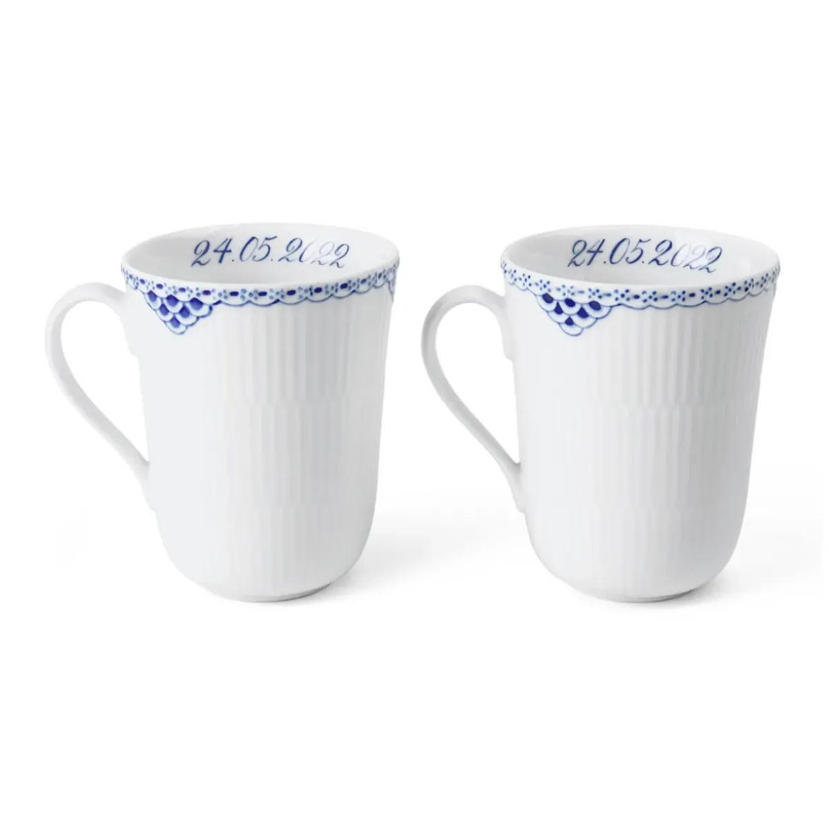 Royal Copenhagen Prinsesse*Prinsesse kop, , 33 cl, 2 stk. Bespoke