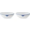 Royal Copenhagen Prinsesse|Snackskåle*Prinsesse oval skål, 37 cl, 2 stk.
