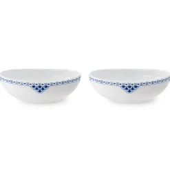 Royal Copenhagen Prinsesse|Snackskåle*Prinsesse oval skål, 37 cl, 2 stk.