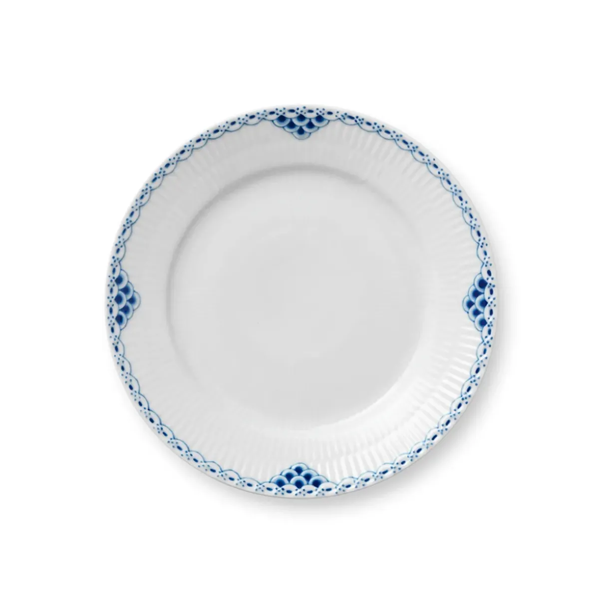 Royal Copenhagen Prinsesse|Desserttallerkener*Prinsesse tallerken, 19 cm