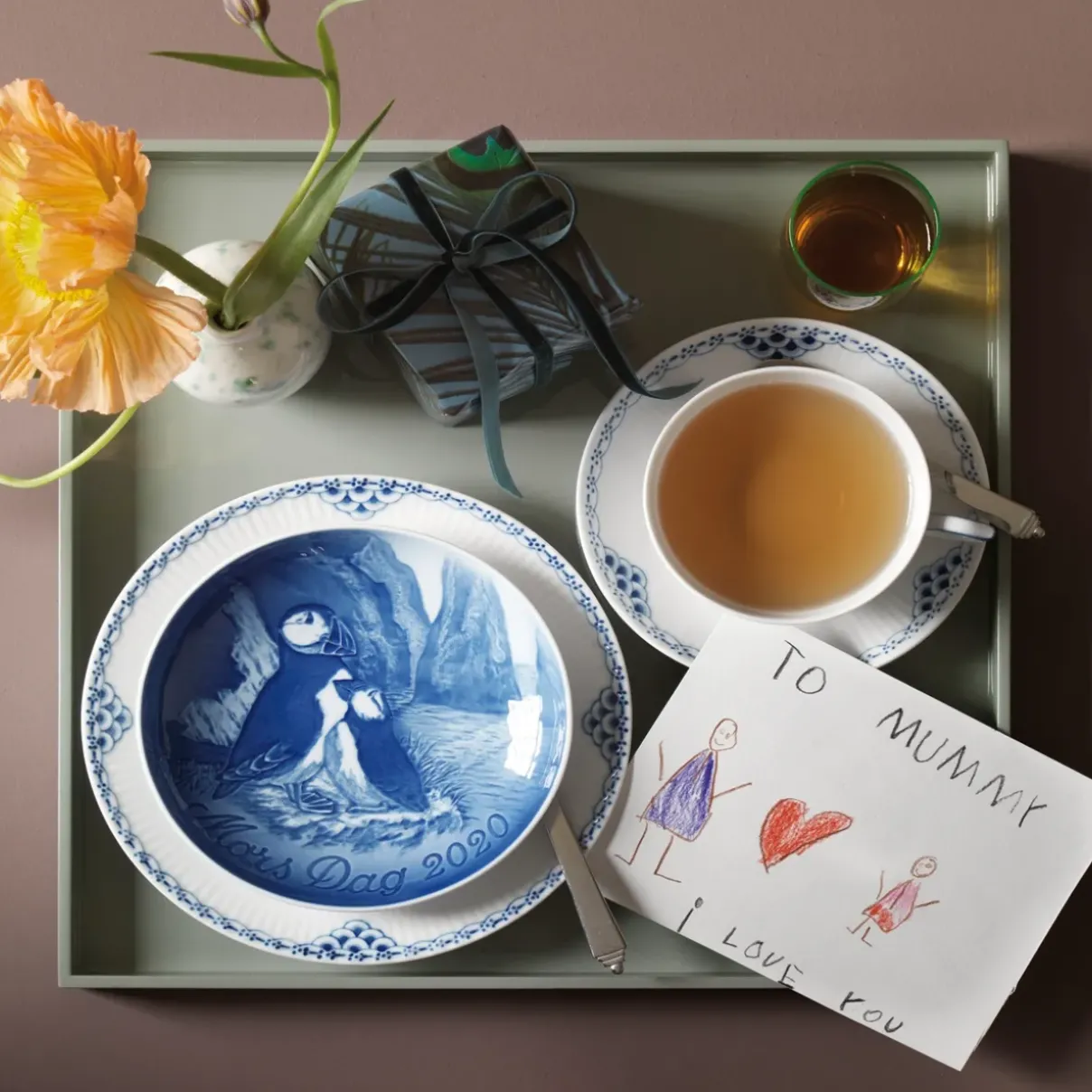 Royal Copenhagen Prinsesse|Desserttallerkener*Prinsesse tallerken, 19 cm