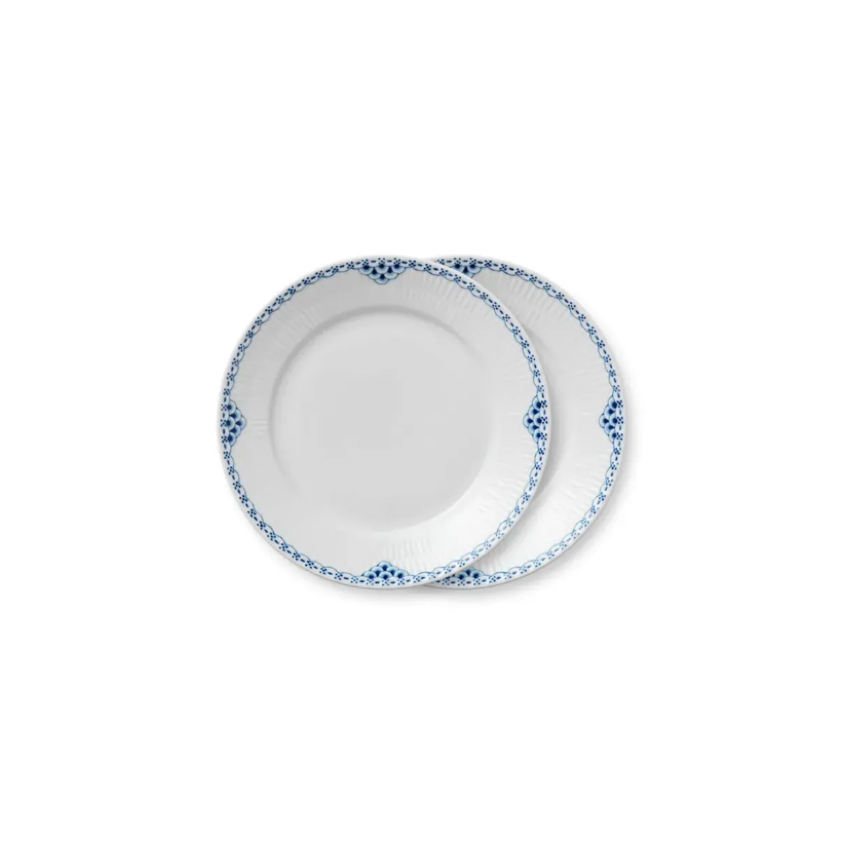 Royal Copenhagen Prinsesse|Frokost Tallerkener*Prinsesse tallerken, 22 cm, 2 stk.