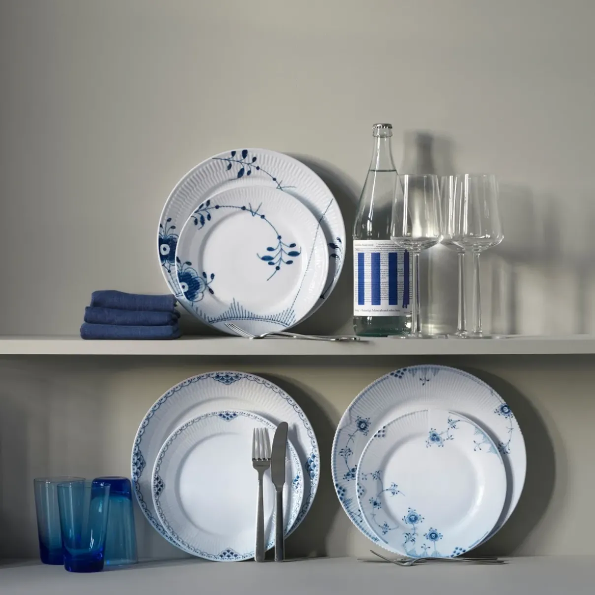 Royal Copenhagen Prinsesse|Frokost Tallerkener*Prinsesse tallerken, 22 cm, 2 stk.