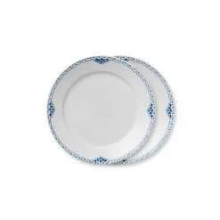 Royal Copenhagen Prinsesse|Middagstallerkener*Prinsesse tallerken, 27 cm, 2 stk.