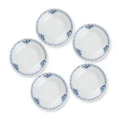 Royal Copenhagen Prinsesse*Prinsesse tallerken, 11 cm, 5 stk.