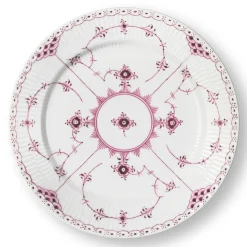 Royal Copenhagen Eksklusive Steldele|Purpur Musselmalet Halvblonde*Purpur Musselmalet Halvblonde tallerken, 27 cm