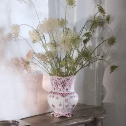 Royal Copenhagen Eksklusive Steldele|Purpur Musselmalet Helblonde Med Guld*Purpur Musselmalet Helblonde med Guld vase, Limited Edition, 22 cm
