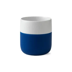Royal Copenhagen Riflet Contrast|Kaffekopper*Riflet Contrast krus, Mega Blå, 35 cl Mega blå