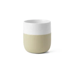 Royal Copenhagen Riflet Contrast|Kaffekopper*Riflet Contrast krus, , 35 cl Sand
